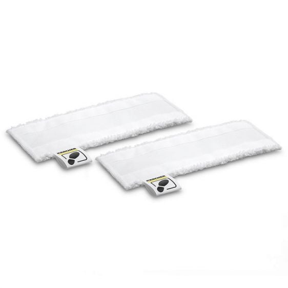 Karcher microfiber floor cloth set - 2.863-259.0, white
