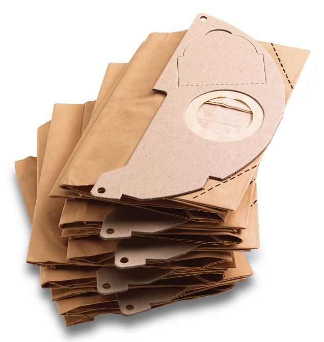 BAGS FOR VACUUM CLEANERS WD2.250 SET OF 5 PCS - KARCHER /6.904-322/