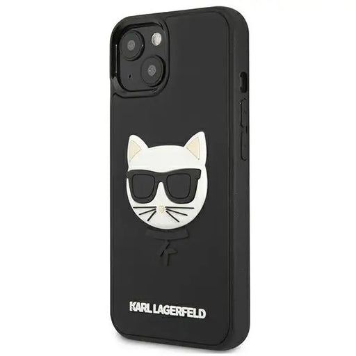 Karl Lagerfeld 3D Rubber Choupette Case for iPhone 13 mini - Black - Cell phone cases and covers<<<HurtelXML