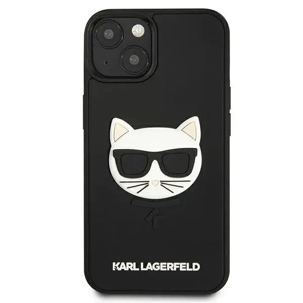 Karl Lagerfeld 3D Rubber Choupette Case for iPhone 13 mini - Black - Cell phone cases and covers<<<HurtelXML