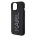 Karl Lagerfeld 3D Rubber Glitter Logo case for iPhone 15 Plus - black - Cell phone cases and covers<<<HurtelXML