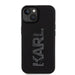 Karl Lagerfeld 3D Rubber Glitter Logo case for iPhone 15 Plus - black - Cell phone cases and covers<<<HurtelXML