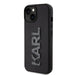 Karl Lagerfeld 3D Rubber Glitter Logo case for iPhone 15 Plus - black - Cell phone cases and covers<<<HurtelXML