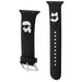 Karl Lagerfeld 3D Rubber Karl&Choupette Heads strap for Apple Watch 38/40/41mm - black - Other cell phone