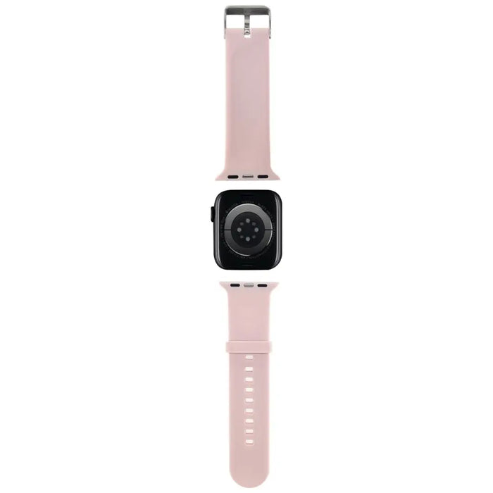 Karl Lagerfeld 3D Rubber Karl&Choupette Heads strap for Apple Watch 42/44/45/49mm - pink - Other cell phone