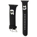 Karl Lagerfeld 3D Rubber Karl&Choupette Heads strap for Apple Watch 42/44/45/49mm - black - Other cell phone
