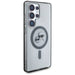 Karl Lagerfeld Button Karl & Choupette Heads Printed Logo MagSafe Samsung Galaxy S25 Ultra case black - Cell phone