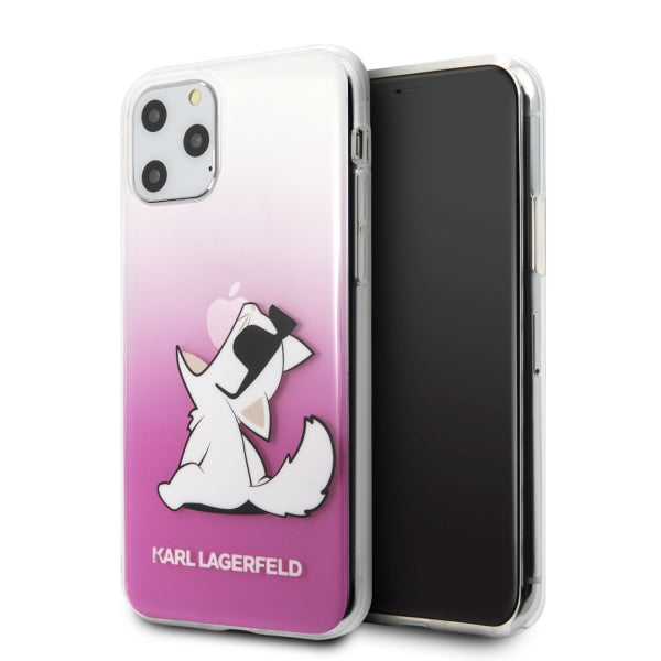 Karl Lagerfeld Choupette Fun iPhone 11 Pro Case - Pink - Cell phone cases and covers<<<HurtelXML
