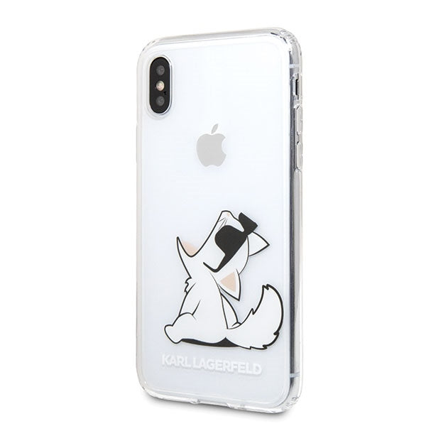 Karl Lagerfeld Choupette Fun iPhone X/Xs Case - Transparent - Cell phone cases and covers<<<HurtelXML