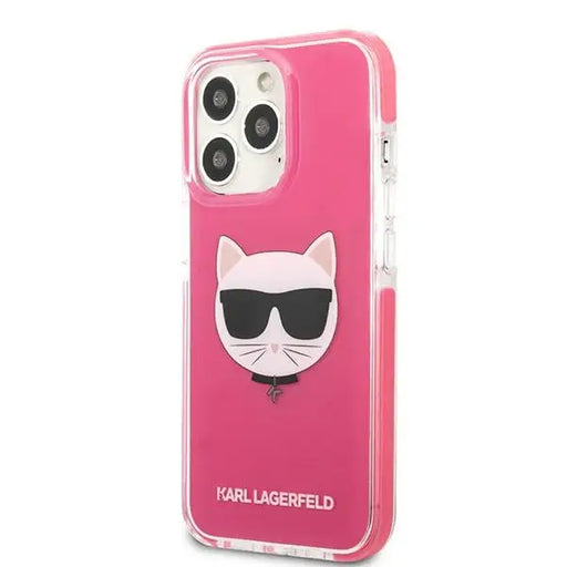 Karl Lagerfeld Choupette Head case for iPhone 13 Pro Max - fuchsia - Cell phone cases and covers<<<HurtelXML