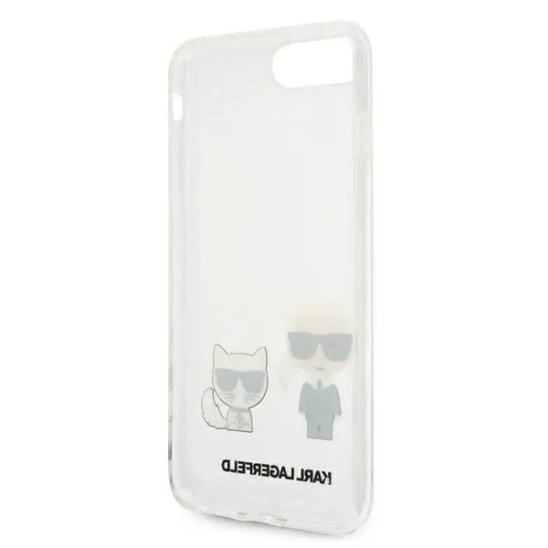 Karl Lagerfeld Karl & Choupette iPhone 7 / 8 Plus Case - Transparent - Cell phone cases and covers<<<HurtelXML