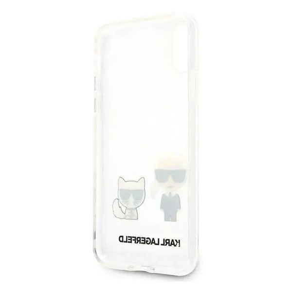 Karl Lagerfeld Karl & Choupette iPhone X / Xs Case - Transparent - Cell phone cases and covers<<<HurtelXML