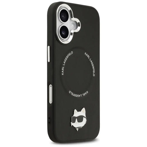 Karl Lagerfeld Choupette Pin MagSafe Case for iPhone 17 - Black - Cell phone cases and covers<<<HurtelXML