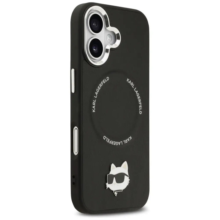 Karl Lagerfeld Choupette Pin MagSafe Case for iPhone 17 - Black - Cell phone cases and covers<<<HurtelXML