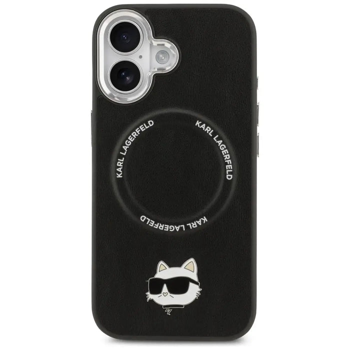Karl Lagerfeld Choupette Pin MagSafe Case for iPhone 17 - Black - Cell phone cases and covers<<<HurtelXML