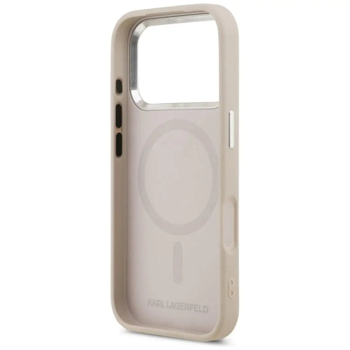 Karl Lagerfeld Choupette Pin MagSafe Case for iPhone 17 Pro Max - Pink - Cell phone cases and covers<<<HurtelXML