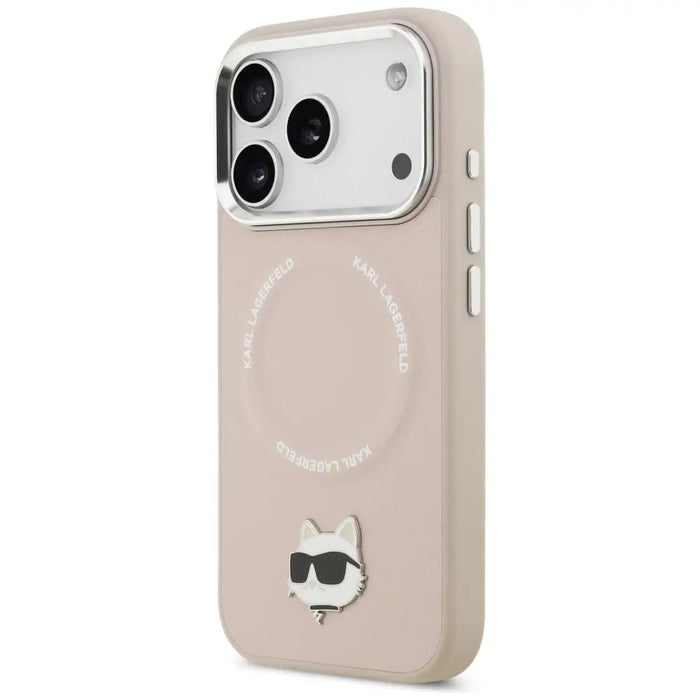 Karl Lagerfeld Choupette Pin MagSafe Case for iPhone 17 Pro - Pink - Cell phone cases and covers<<<HurtelXML