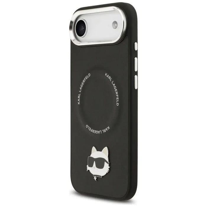 Karl Lagerfeld Choupette Pin MagSafe Case for iPhone Air Black - Cell phone cases and covers<<<HurtelXML