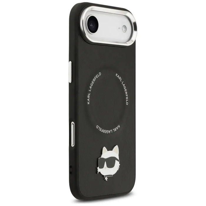 Karl Lagerfeld Choupette Pin MagSafe Case for iPhone Air Black - Cell phone cases and covers<<<HurtelXML