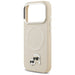 Karl Lagerfeld Karl & Choupette Pins MagSafe Case for iPhone 17 Pro Max - Beige - Cell phone cases