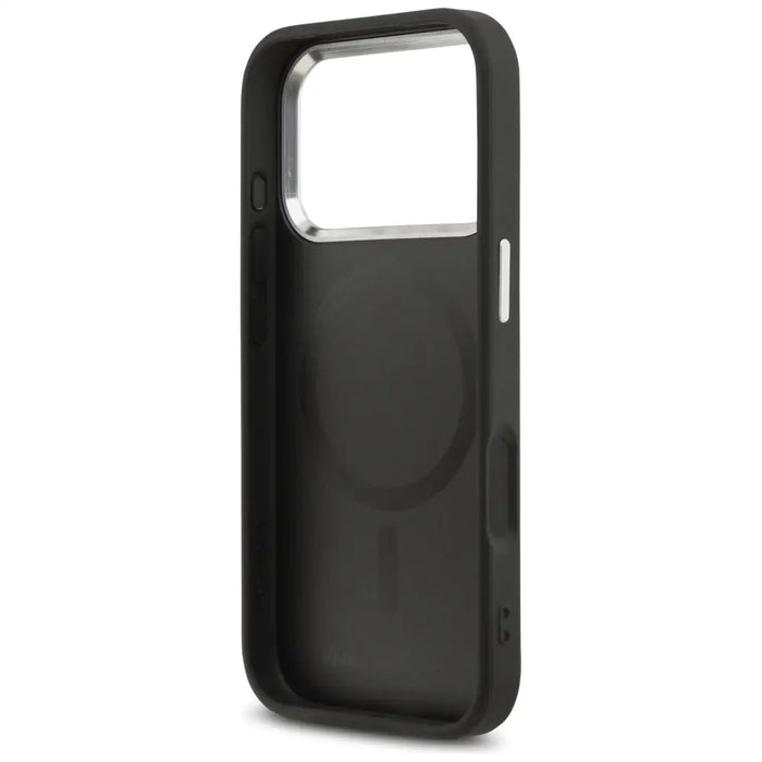 Karl Lagerfeld Karl & Choupette Pins MagSafe Case for iPhone 17 Pro Max - Black - Cell phone cases