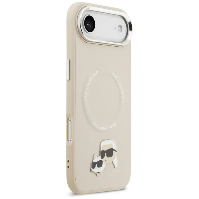Karl Lagerfeld Karl & Choupette Pins MagSafe Case for iPhone Air - Beige - Cell phone cases and covers<<<HurtelXML