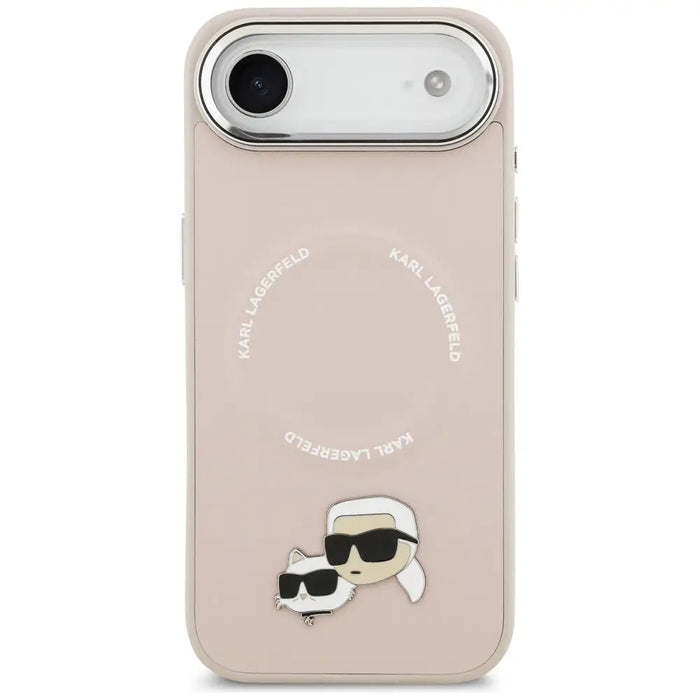 Karl Lagerfeld Karl & Choupette Pins MagSafe Case for iPhone Air Pink - Cell phone cases and covers<<<HurtelXML