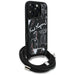 Karl Lagerfeld Crossbody Grained Pattern & Logo Case for iPhone 16 Pro Max - Black - Cell phone cases
