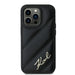 Karl Lagerfeld Diagonal Quilted Script case for iPhone 14 Pro Max - black - Cell phone cases and covers<<<HurtelXML