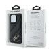 Karl Lagerfeld Diagonal Quilted Script case for iPhone 14 Pro Max - black - Cell phone cases and covers<<<HurtelXML