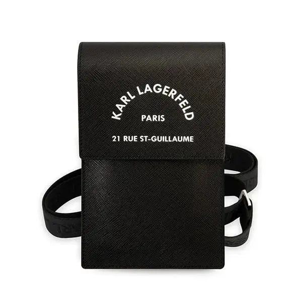Karl Lagerfeld Embossed RSG handbag - black - Others<<<HurtelXML