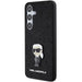 Karl Lagerfeld Fixed Glitter Ikonik Logo Metal Pin case for Samsung Galaxy S24+ - black - Cell phone cases