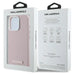 Karl Lagerfeld FW Metal Plate MagSafe iPhone 16 Pro Case - Pink - Cell phone cases and covers<<<HurtelXML