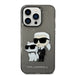 Karl Lagerfeld Glitter Karl&Choupette case for iPhone 14 Pro Max - black - Cell phone cases and covers<<<HurtelXML