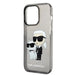 Karl Lagerfeld Glitter Karl&Choupette case for iPhone 14 Pro Max - black - Cell phone cases and covers<<<HurtelXML