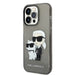 Karl Lagerfeld Glitter Karl&Choupette case for iPhone 14 Pro Max - black - Cell phone cases and covers<<<HurtelXML