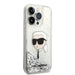 Karl Lagerfeld Glitter Karl’s Head case for iPhone 14 Pro Max - silver - Cell phone cases and covers<<<HurtelXML