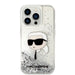 Karl Lagerfeld Glitter Karl’s Head case for iPhone 14 Pro Max - silver - Cell phone cases and covers<<<HurtelXML
