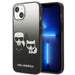 Karl Lagerfeld Gradient Ikonik Karl&Choupette Case for iPhone 13 mini - Black - Cell phone cases and covers<<<HurtelXML