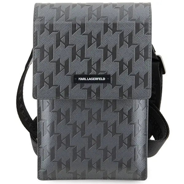 Karl Lagerfeld Handbag KLWBSAMSMG silver/silver Saffiano Mongram Plaque - Others<<<HurtelXML