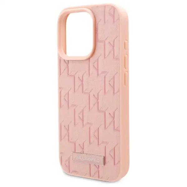 Karl Lagerfeld Hot Stamp Magsafe iPhone 16 Pro Max Case - Pink - Cell phone cases and covers<<<HurtelXML