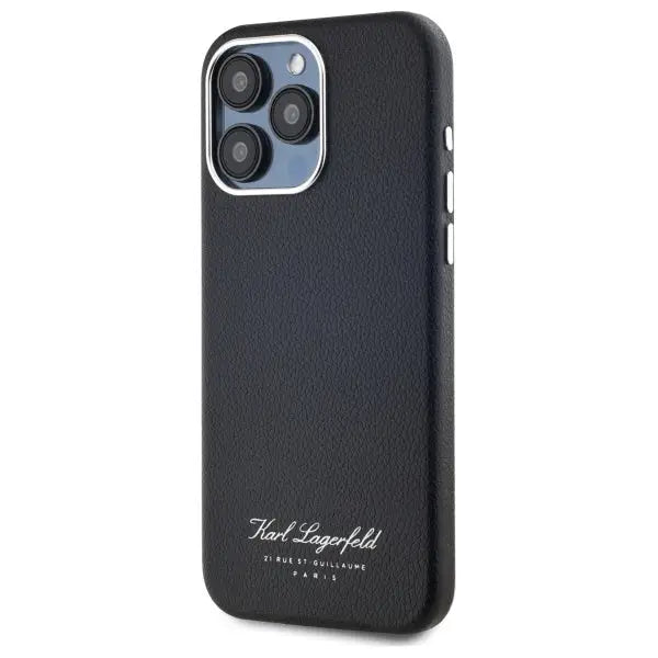 Karl Lagerfeld Hotel RSG case for iPhone 15 Pro Max - black - Cell phone cases and covers<<<HurtelXML