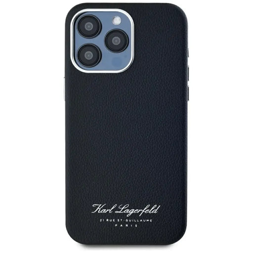 Karl Lagerfeld hotel RSG iPhone 15 Pro case - black - Cell phone cases and covers<<<HurtelXML