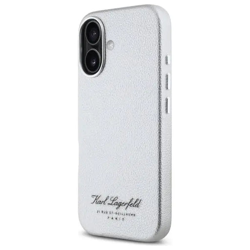 Karl Lagerfeld hotel RSG iPhone 16 case - gray - Cell phone cases and covers<<<HurtelXML