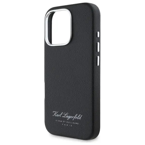 Karl Lagerfeld Hotel RSG iPhone 16 Pro Case - Black - Cell phone cases and covers<<<HurtelXML