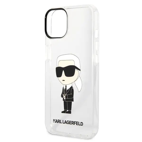 Karl Lagerfeld Ikonik Karl case for iPhone 14 Plus - transparent - Cell phone cases and covers<<<HurtelXML
