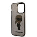 Karl Lagerfeld Ikonik Karl case for iPhone 14 Pro Max - black - Cell phone cases and covers<<<HurtelXML