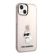 Karl Lagerfeld Ikonik Choupette case for iPhone 14 - pink - Cell phone cases and covers<<<HurtelXML