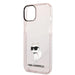 Karl Lagerfeld Ikonik Choupette case for iPhone 14 - pink - Cell phone cases and covers<<<HurtelXML