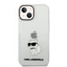 Karl Lagerfeld Ikonik Choupette case for iPhone 14 Plus - transparent - Cell phone cases and covers<<<HurtelXML